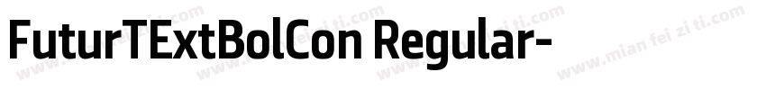 FuturTExtBolCon Regular字体转换